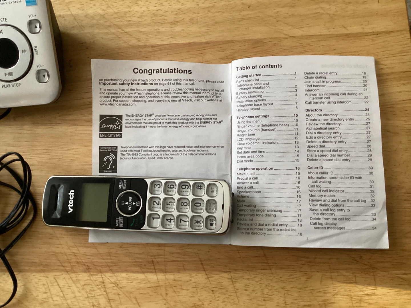 VTech DECT 6.0 Cordless Answering System - photo 2