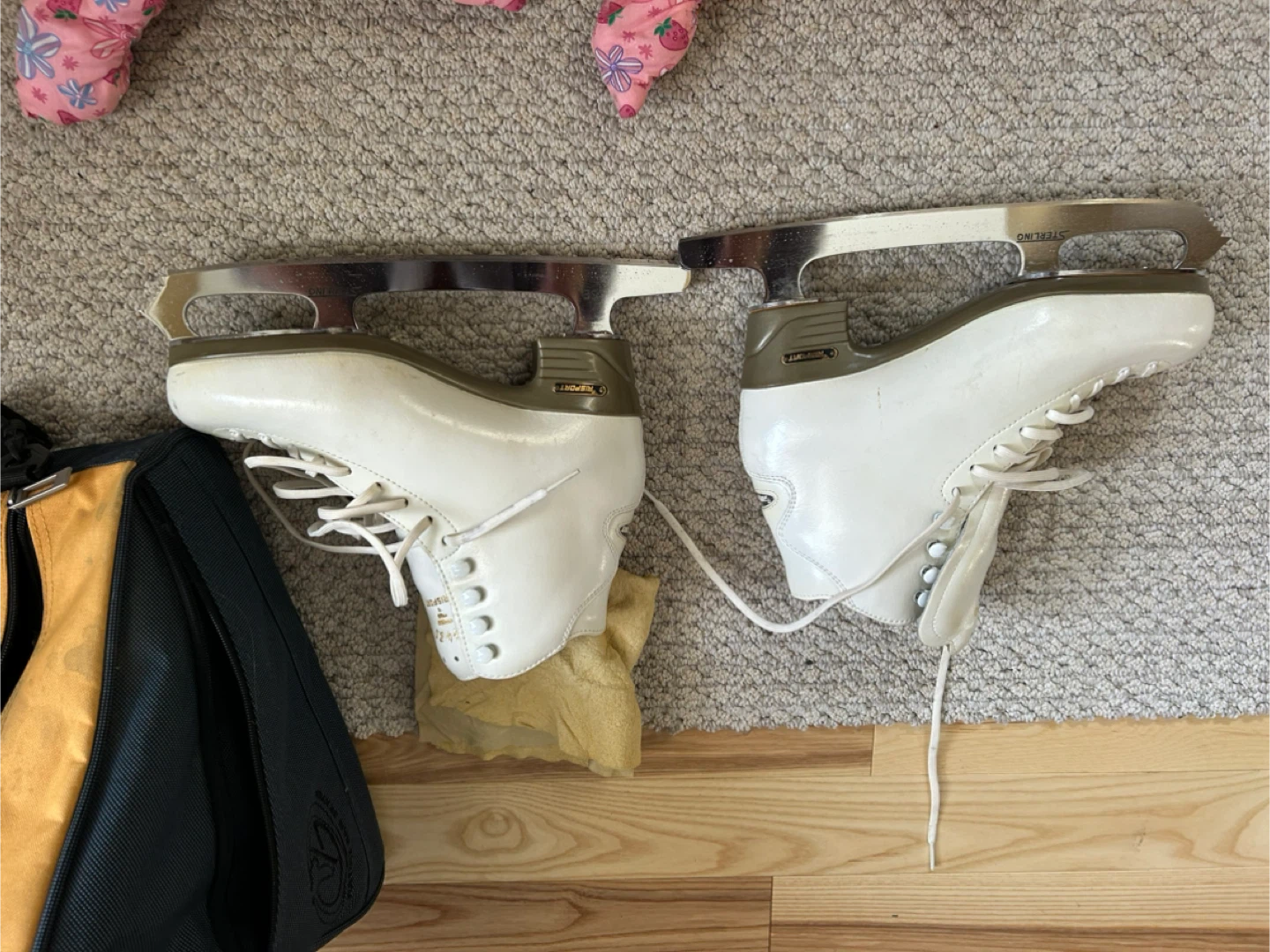 Risport Figure Skates White Size 9-10 - photo 2