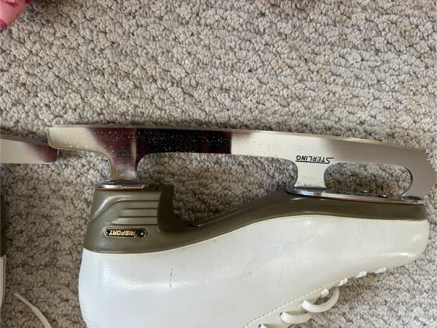 Risport Figure Skates White Size 9-10 - photo 4