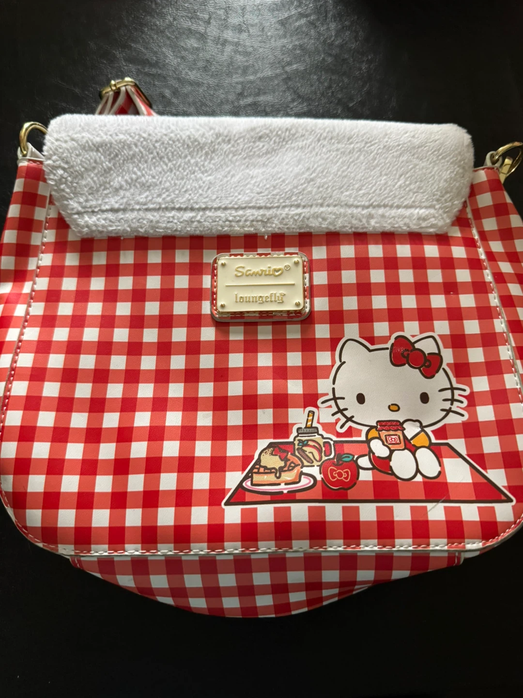 Hello Kitty Gingham Crossbody Bag- Loungefly Sanrio - photo 3