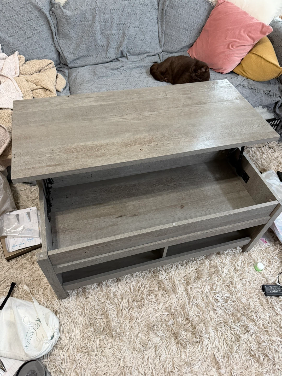 Sauder Cannery Bridge Lift Top Coffee Table - photo 2