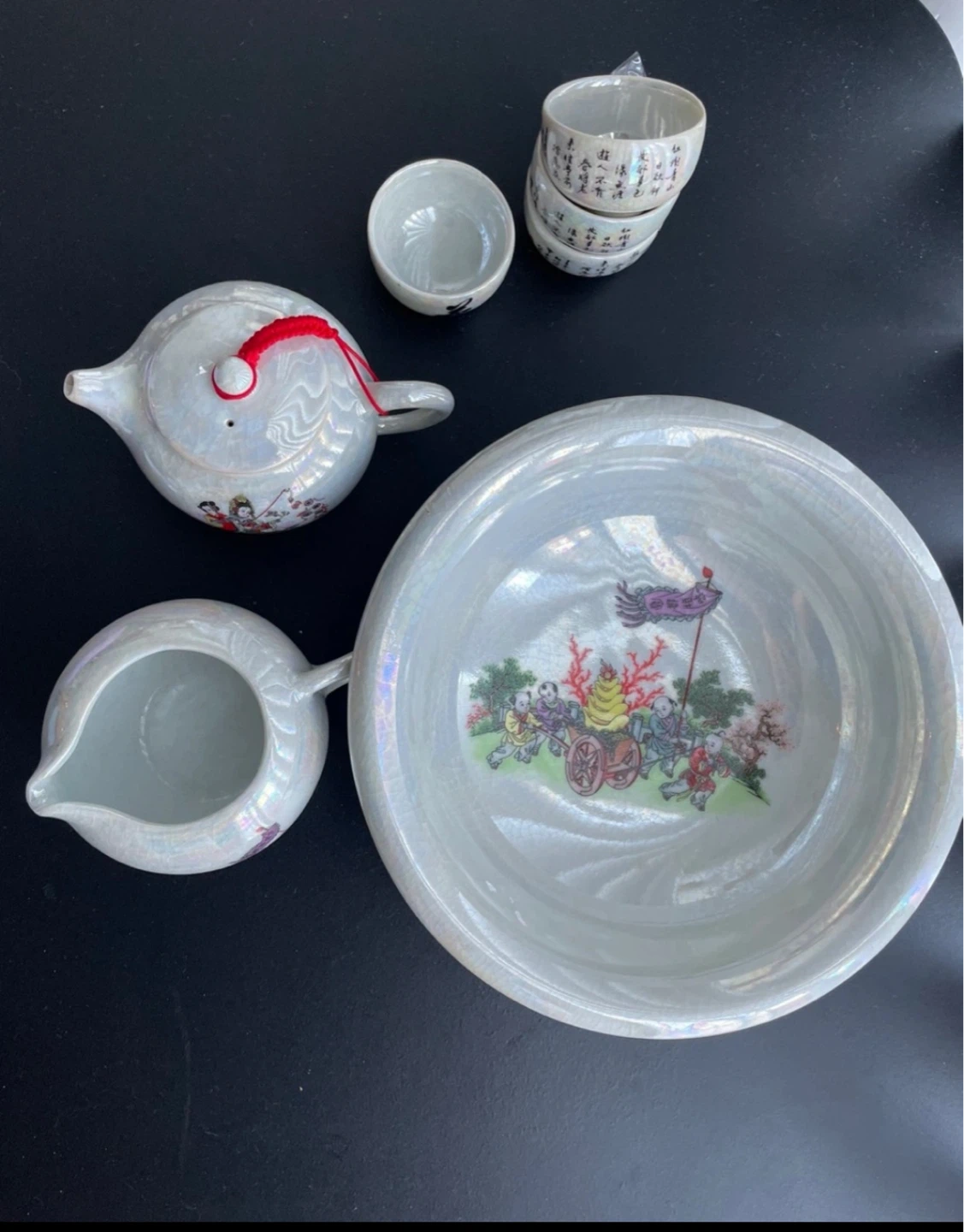 Iridescent Tea Set