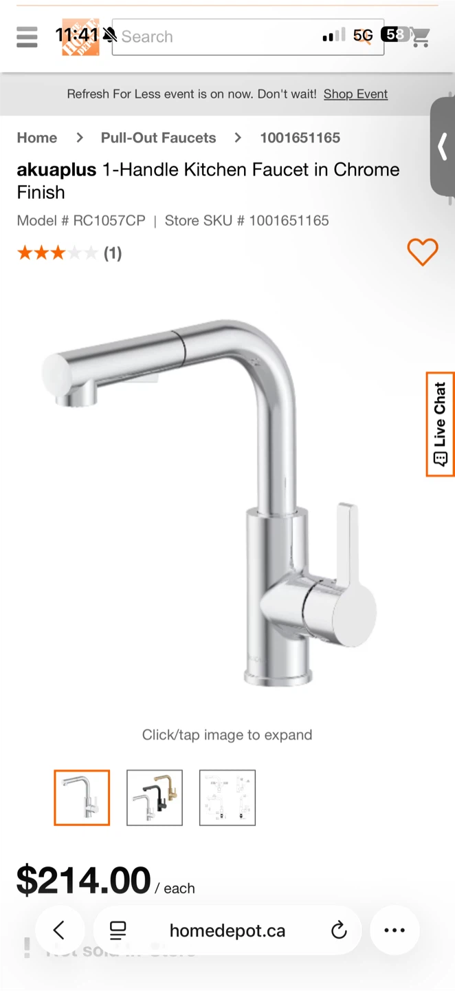 Akuaplus ANNA Kitchen Faucet