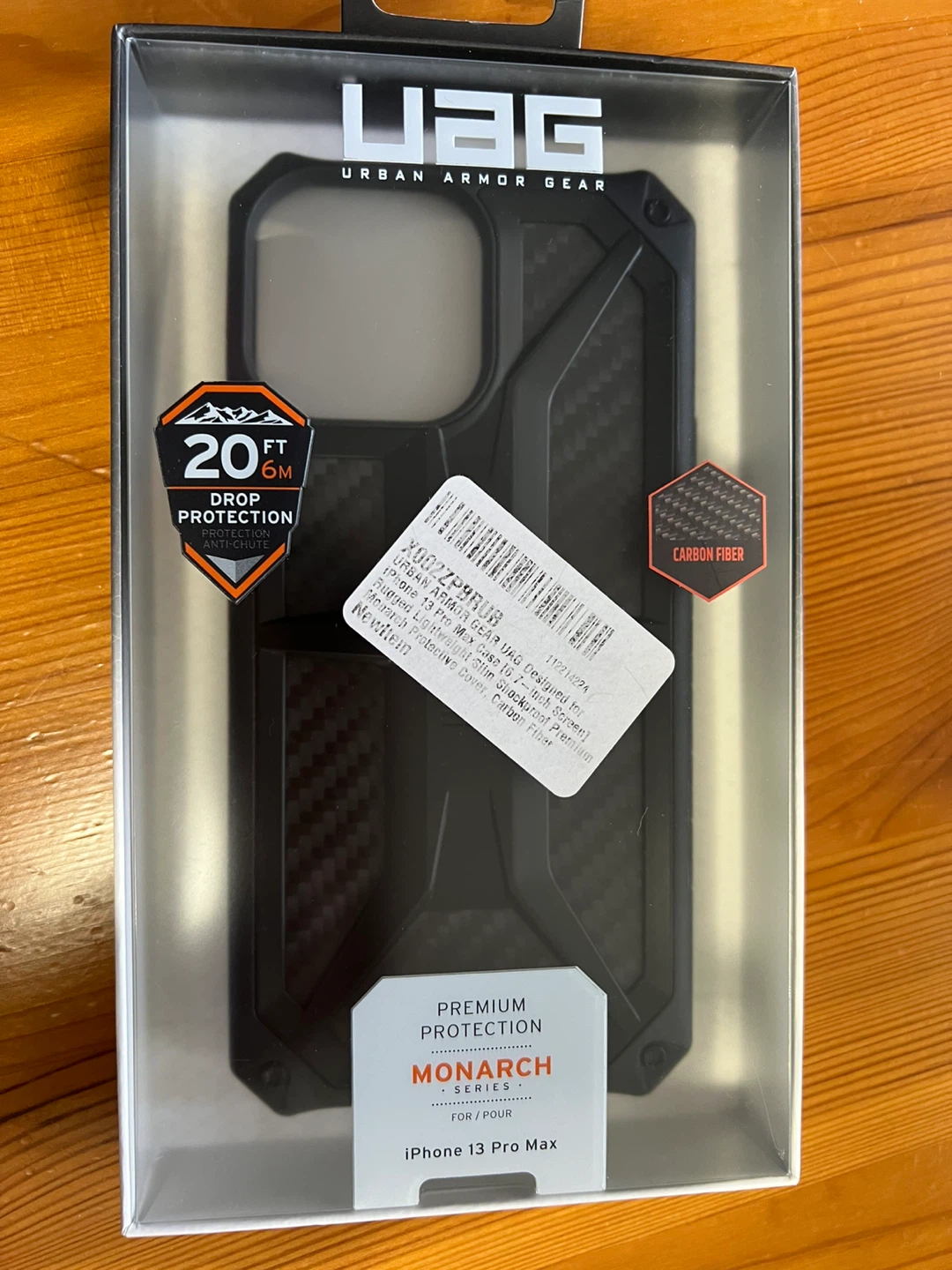 iPhone 13 Pro Max Case - UAG Monarch Carbon like new in a box