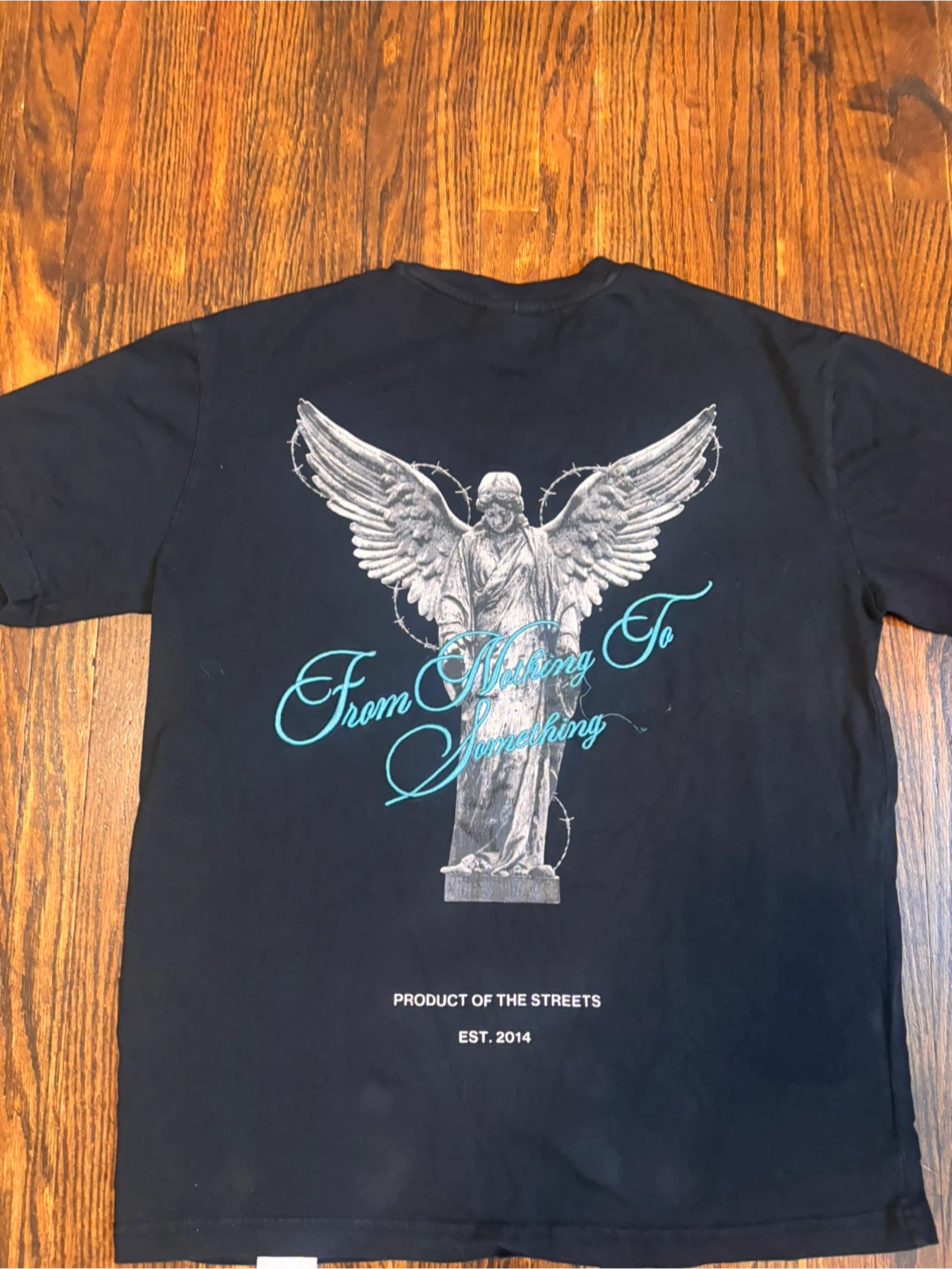 Hoodrich "From Nothing To Something" T-Shirt - Black - Size M - photo 2