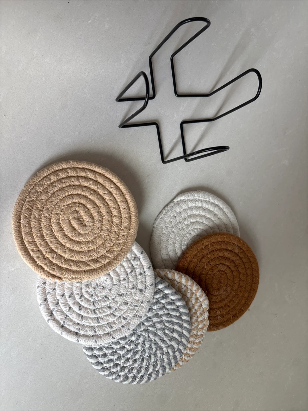 Coaster Set with Holder