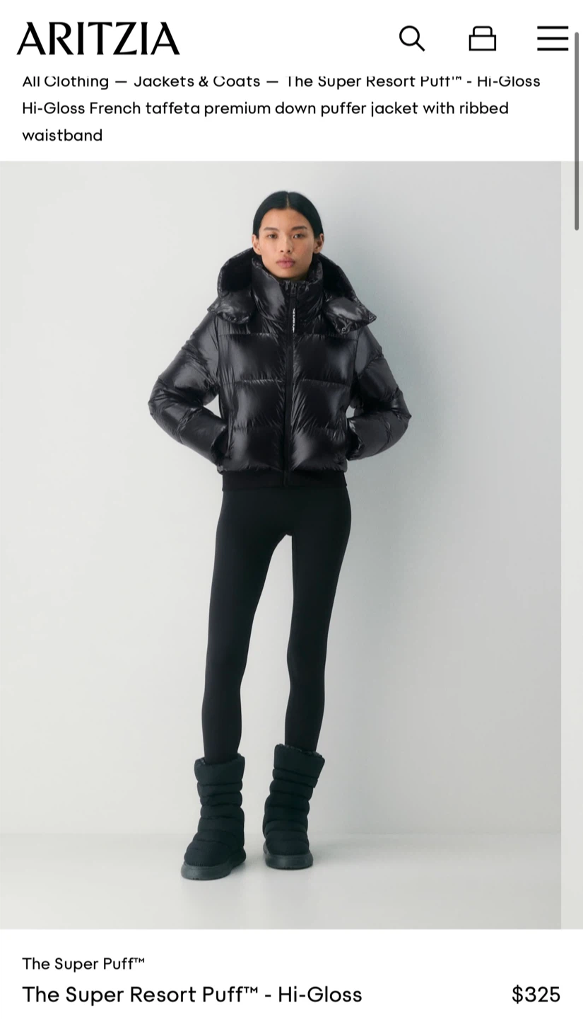 ARITZIA The Super Puff Hi-Gloss Puffer Jacket - photo 3