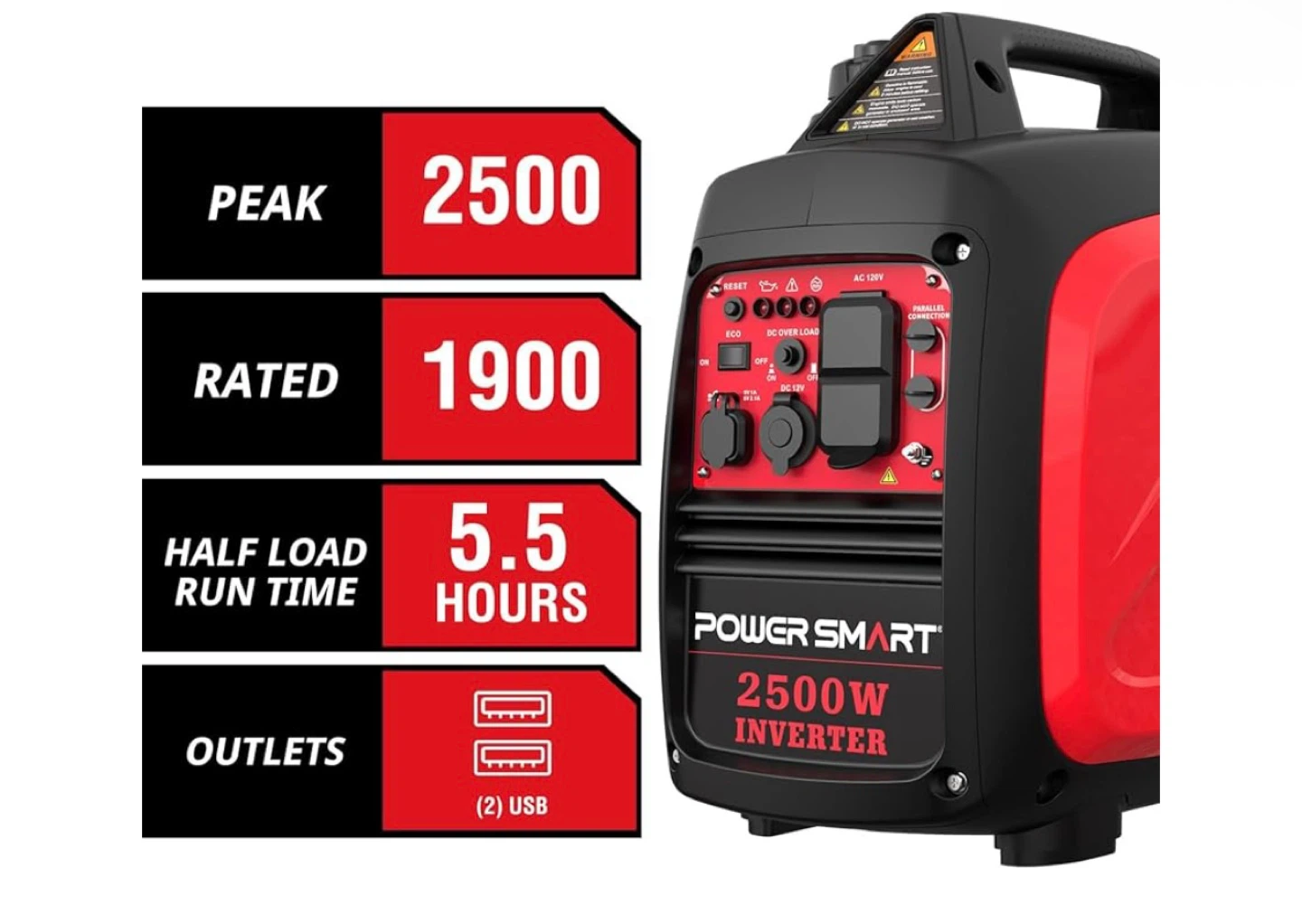 Power Smart 2500 Watts Inverter Generator - photo 2