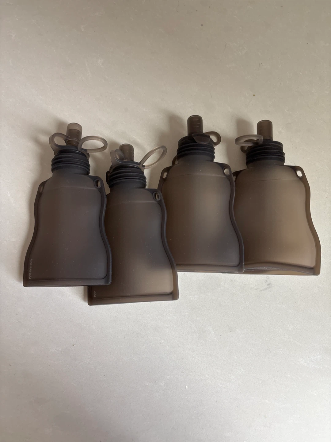 Haakaa Reusable Silicone Food Pouches - Set of 4