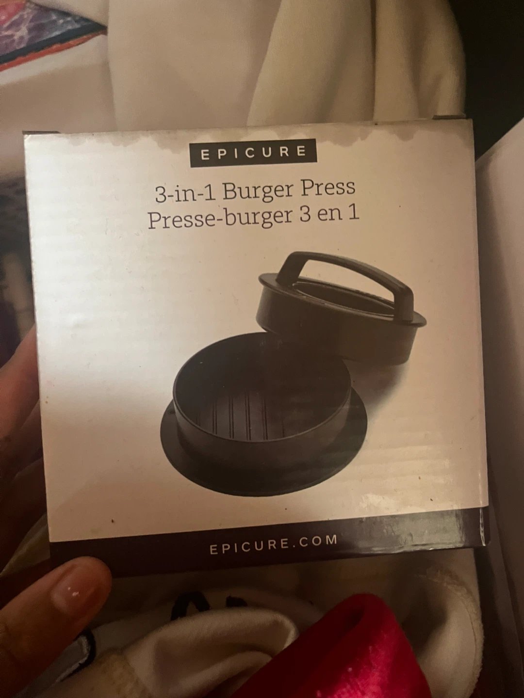 EPICURE 3-in-1 Burger Press