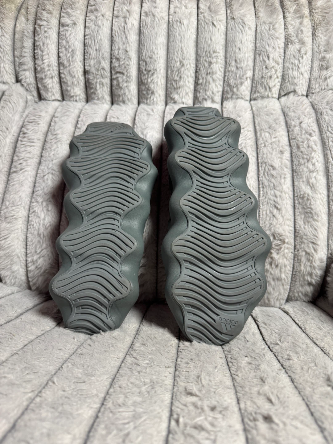 Adidas Yeezy 450 "Cinder" Grey Sneakers - photo 3