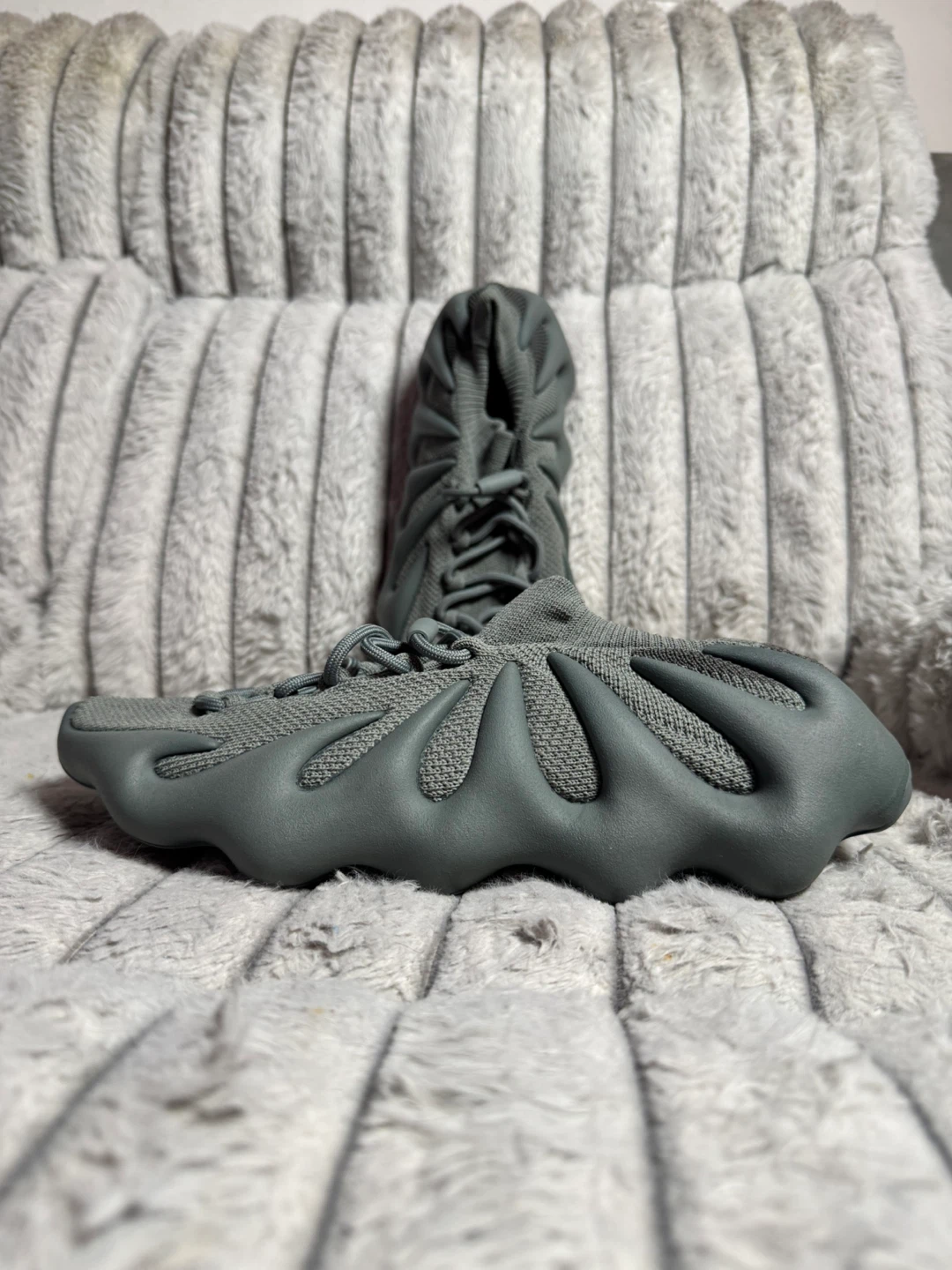 Adidas Yeezy 450 "Cinder" Grey Sneakers