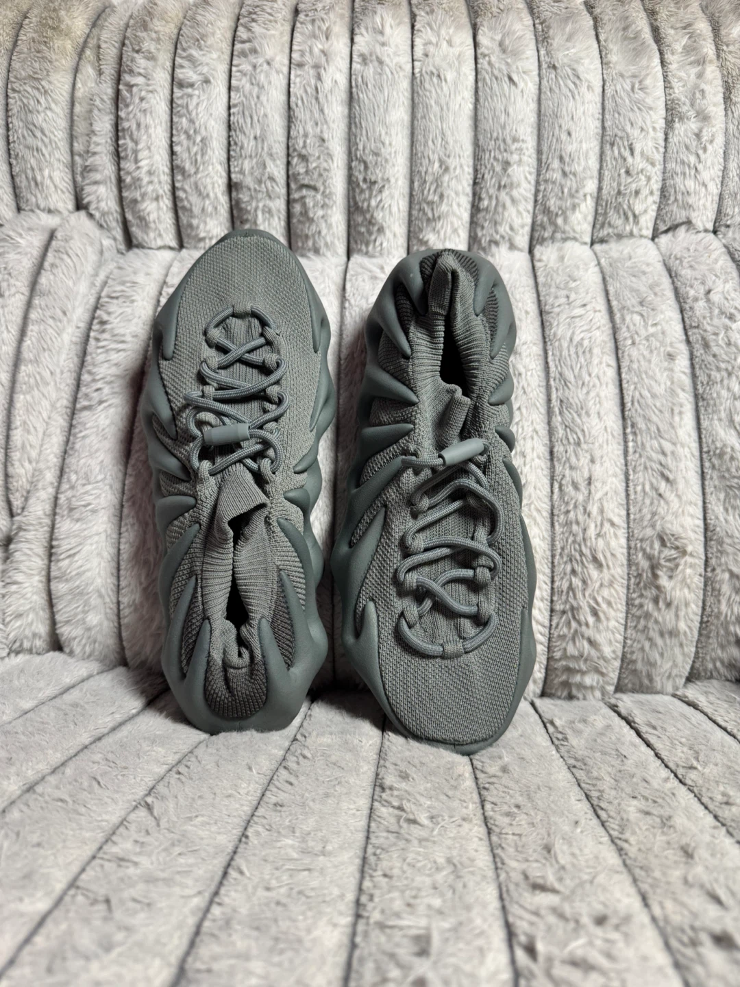 Adidas Yeezy 450 "Cinder" Grey Sneakers - photo 2