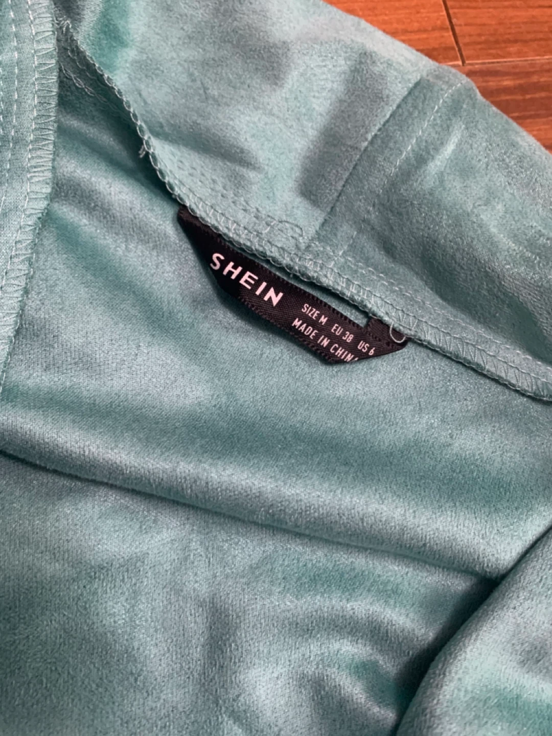 Shein Teal Waterfall Cardigan - photo 3