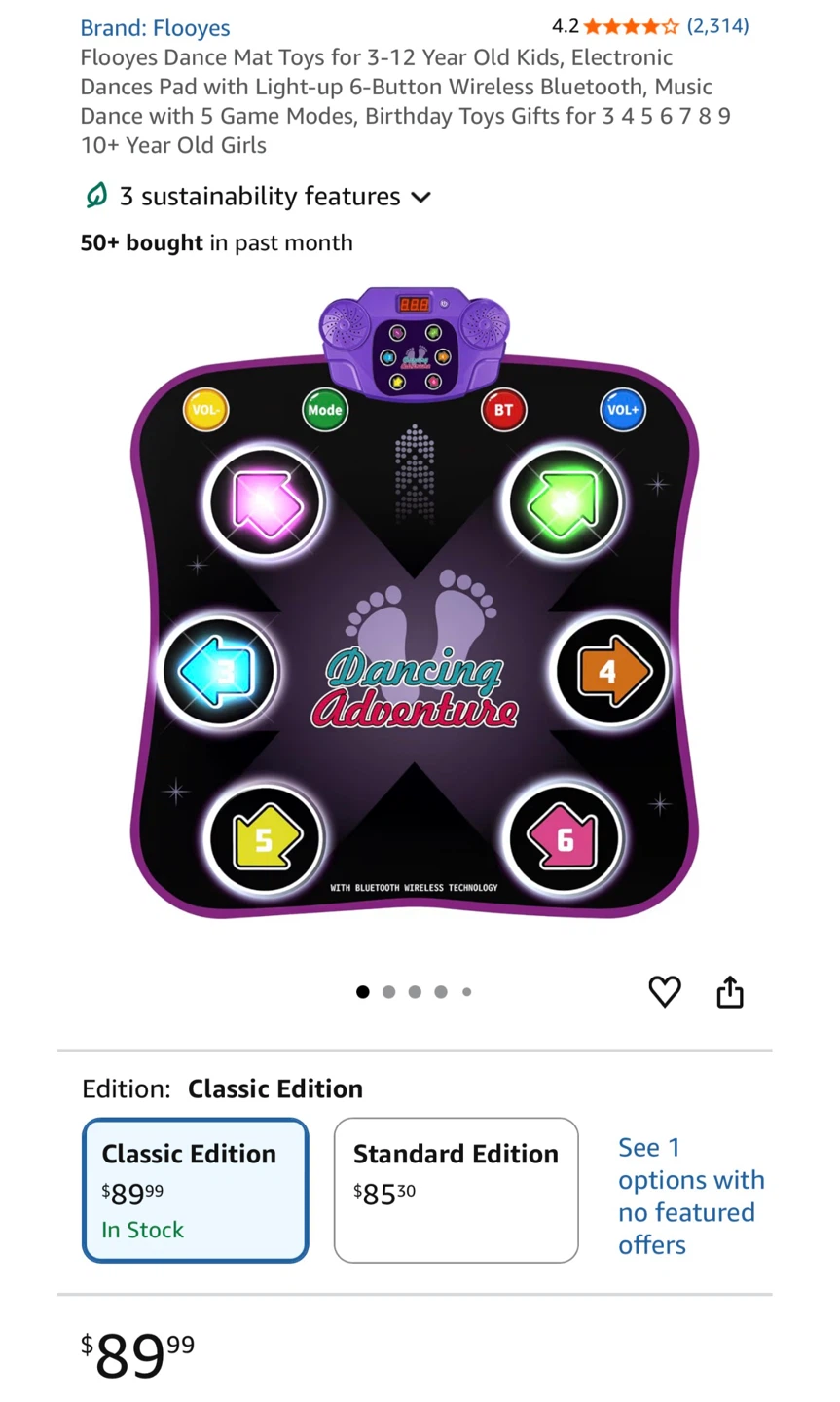 Flooyes Dance Mat Classic Edition - photo 2