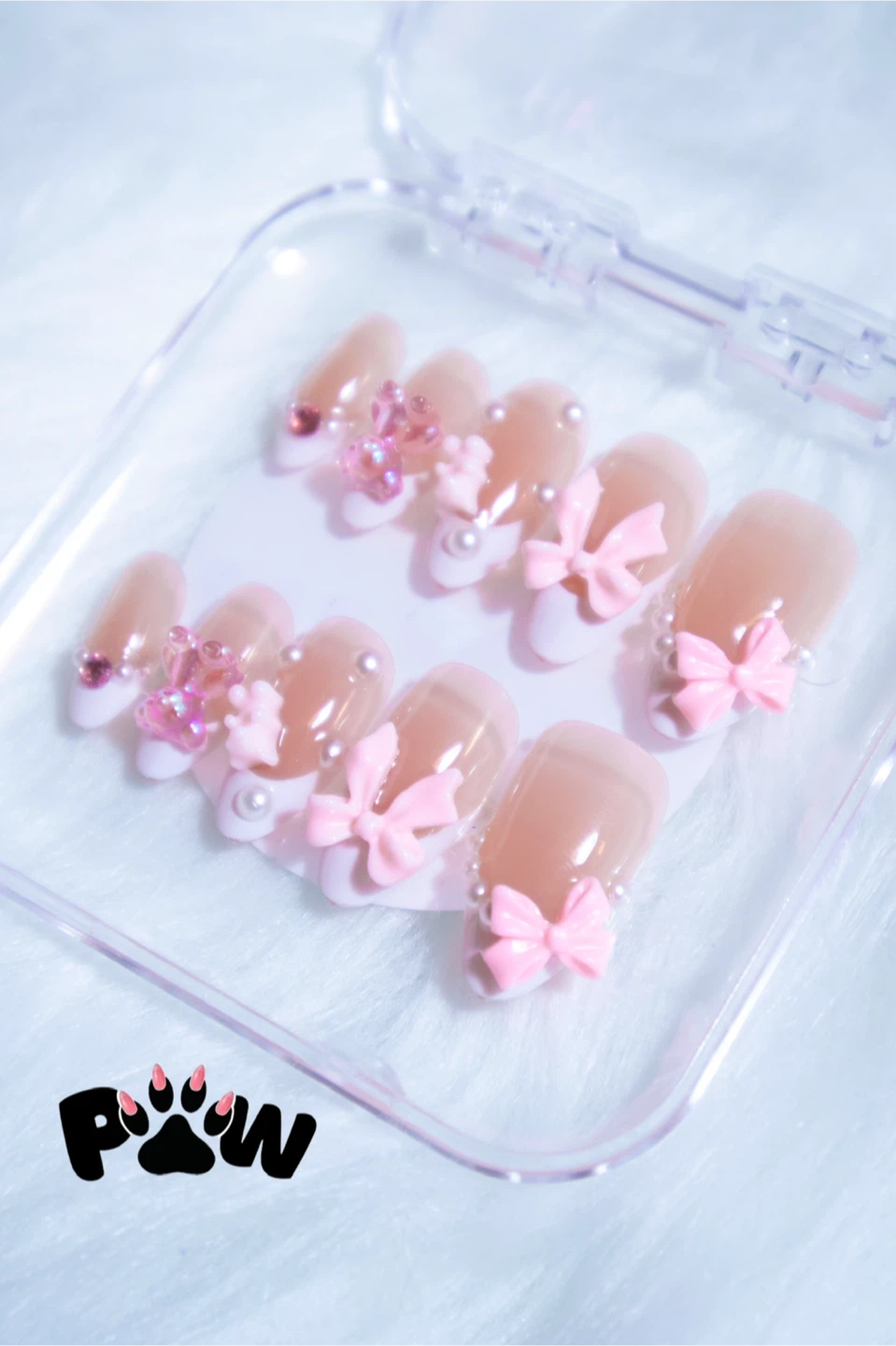Pawlish Press-On Nails - Set of 3 (Various Designs)