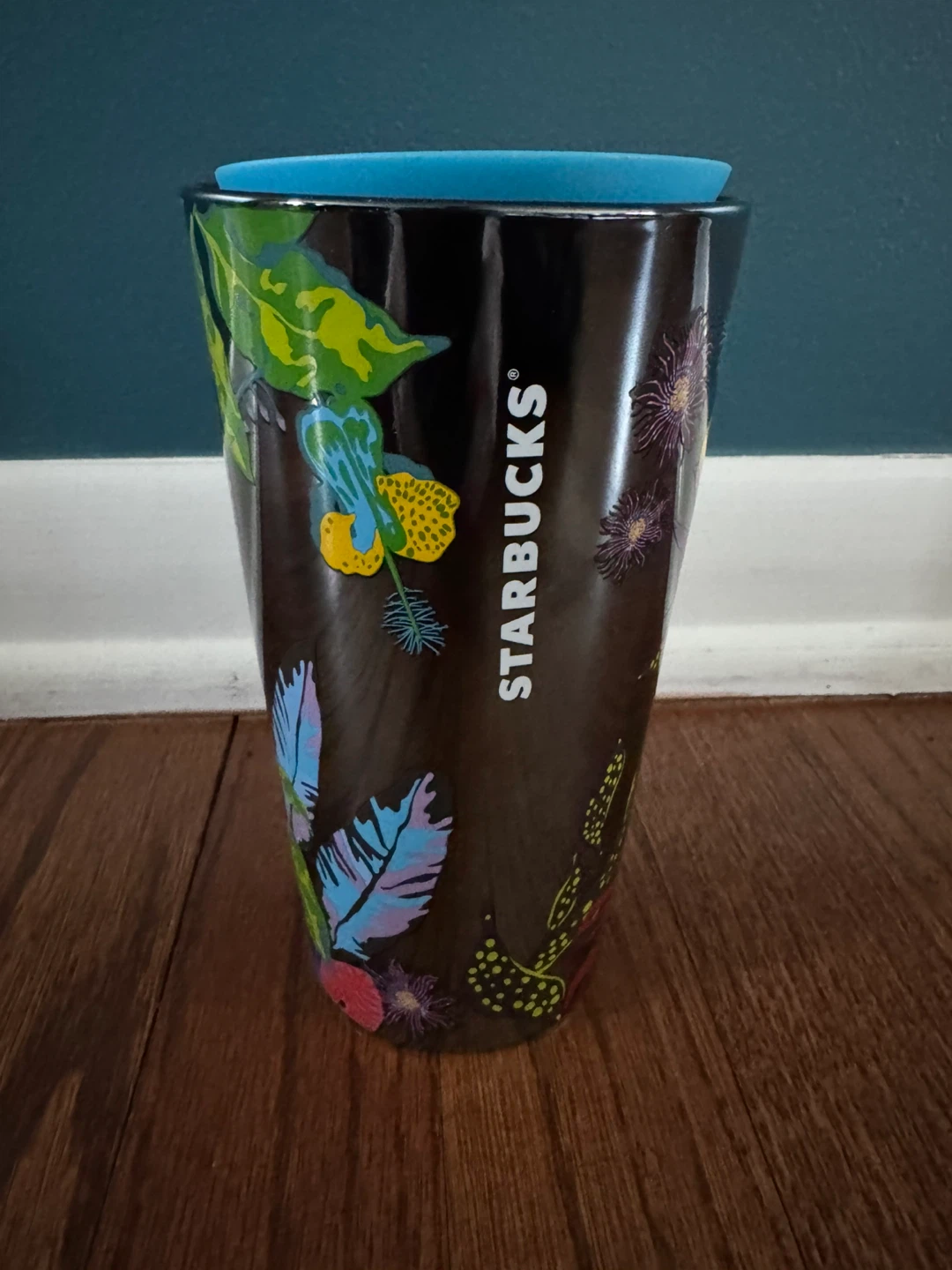 Starbucks Tumbler 12 oz Floral Design NEW