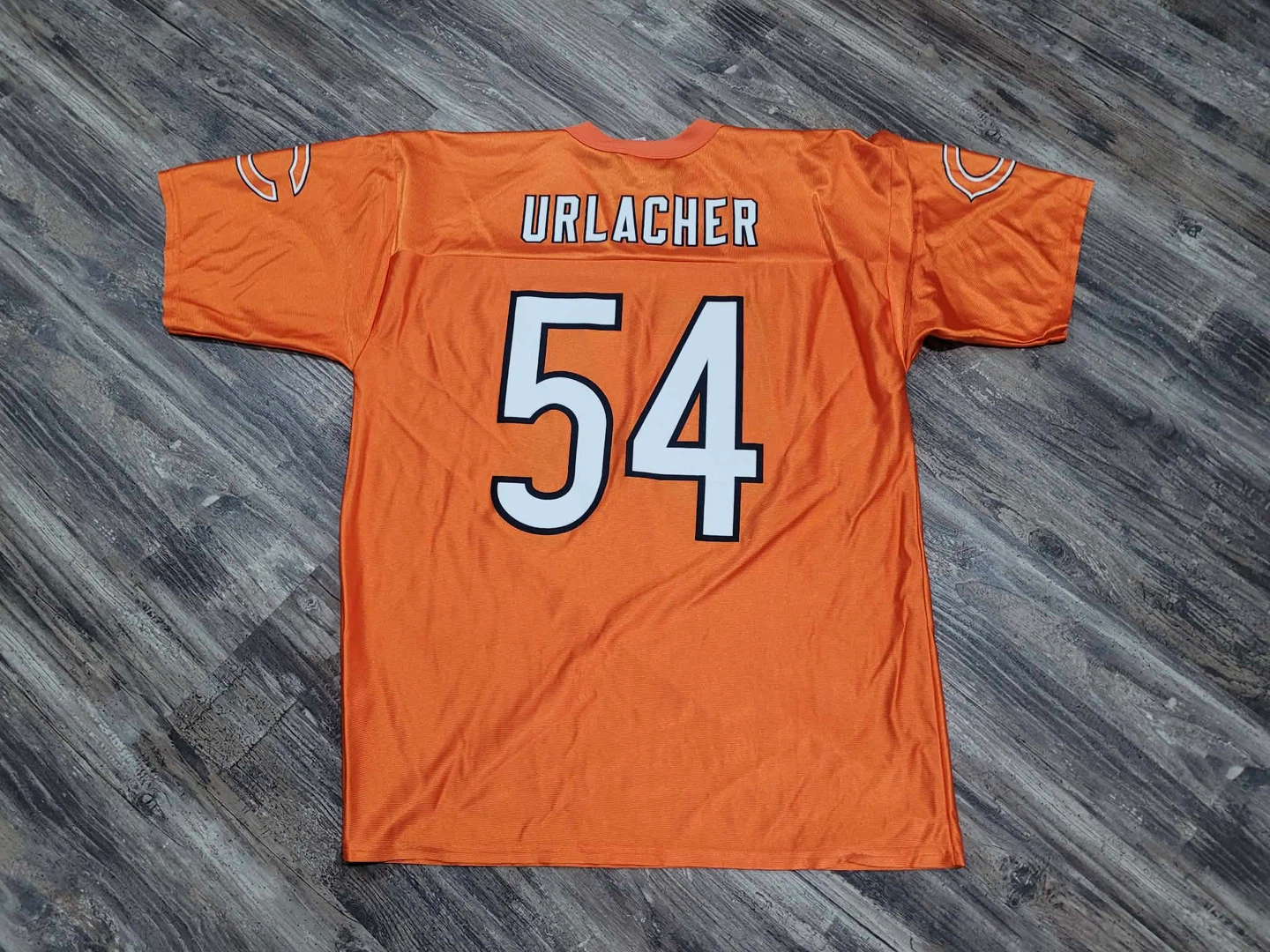 NFL Chicago Bears Urlacher #54 Chicago Bears Orange Jersey L/G