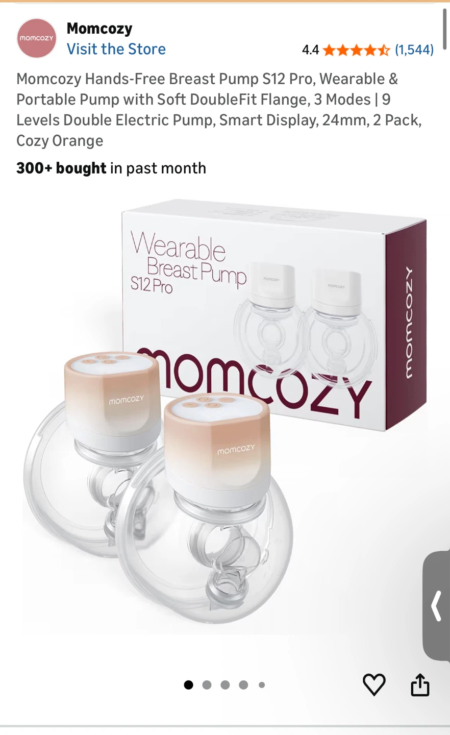 Momcozy S12 Pro Wearable Breast Pump Parts