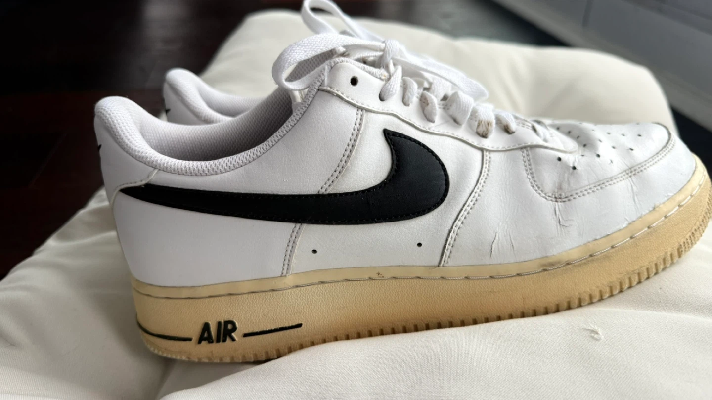 Nike Air Force 1 Low White/Black Men's Size 11 - photo 5