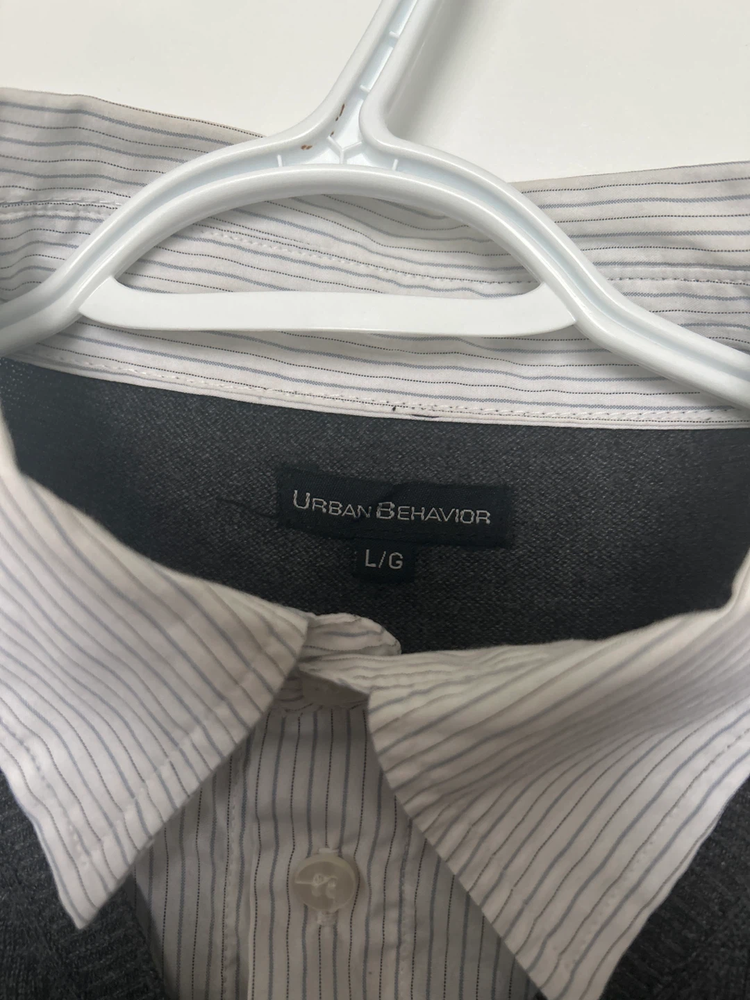 Urban Behaviour Men's Layered Look Sweater - L/G - photo 2
