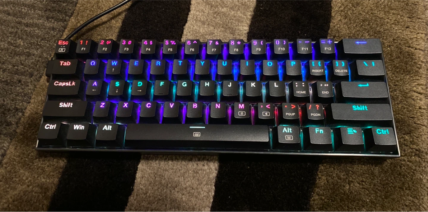 REDRAGON Dragonborn K630 60 Wired Keyboard (Red Switch) - photo 2