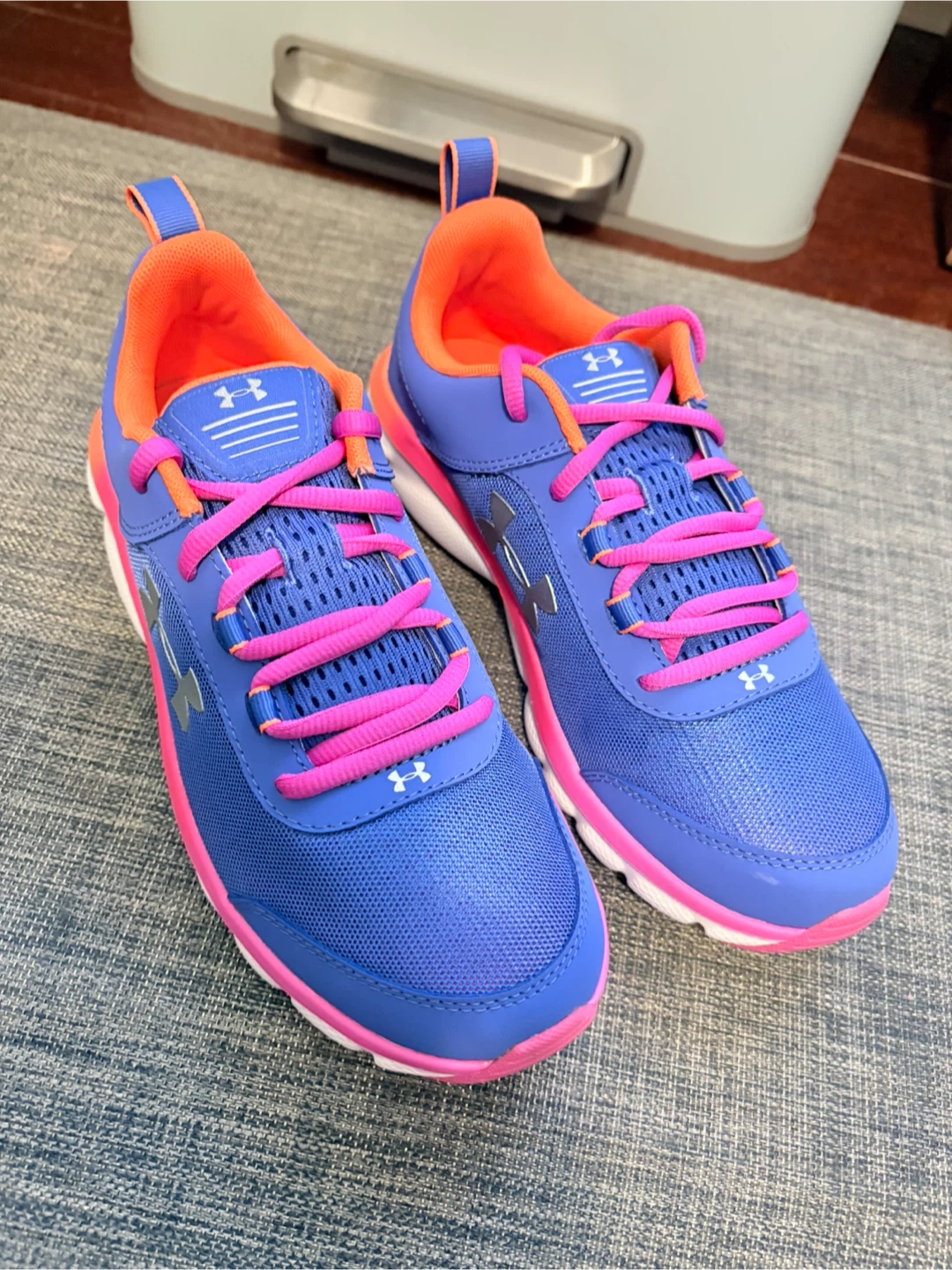 Under Armour Running Shoes - Blue/Pink/Orange - photo 2
