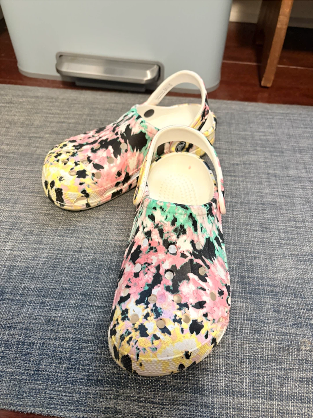 Crocs Classic Clogs Size 4-6 Multi-Colour Tie Dye