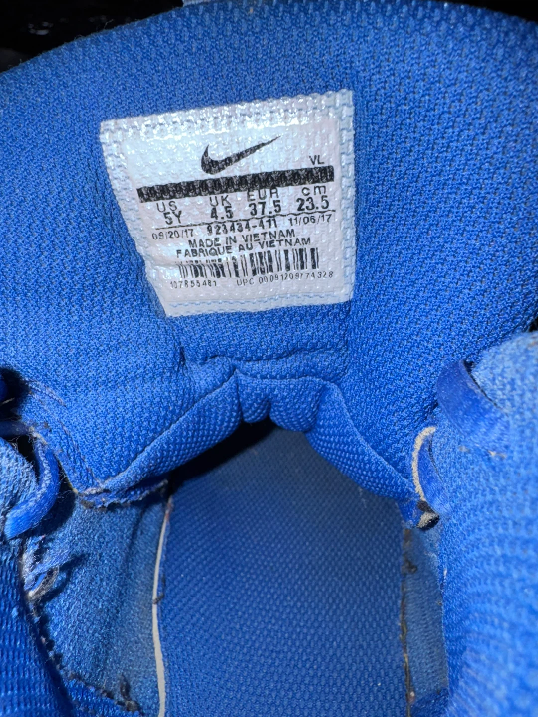 Nike Blue Baseball Cleats Soze 5 Kids - photo 3