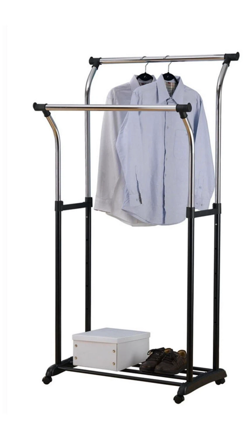 Double Garment Rack with Wheels - photo 5