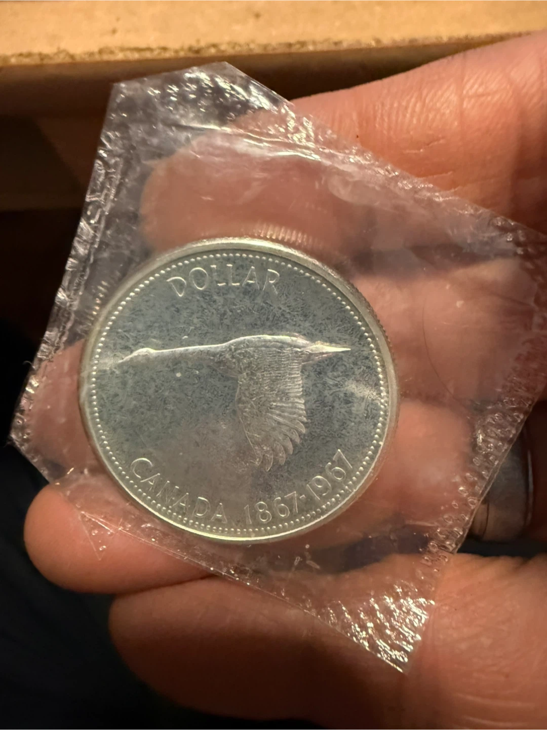Canada Silver Dollar Coin 1867-1967 - photo 3