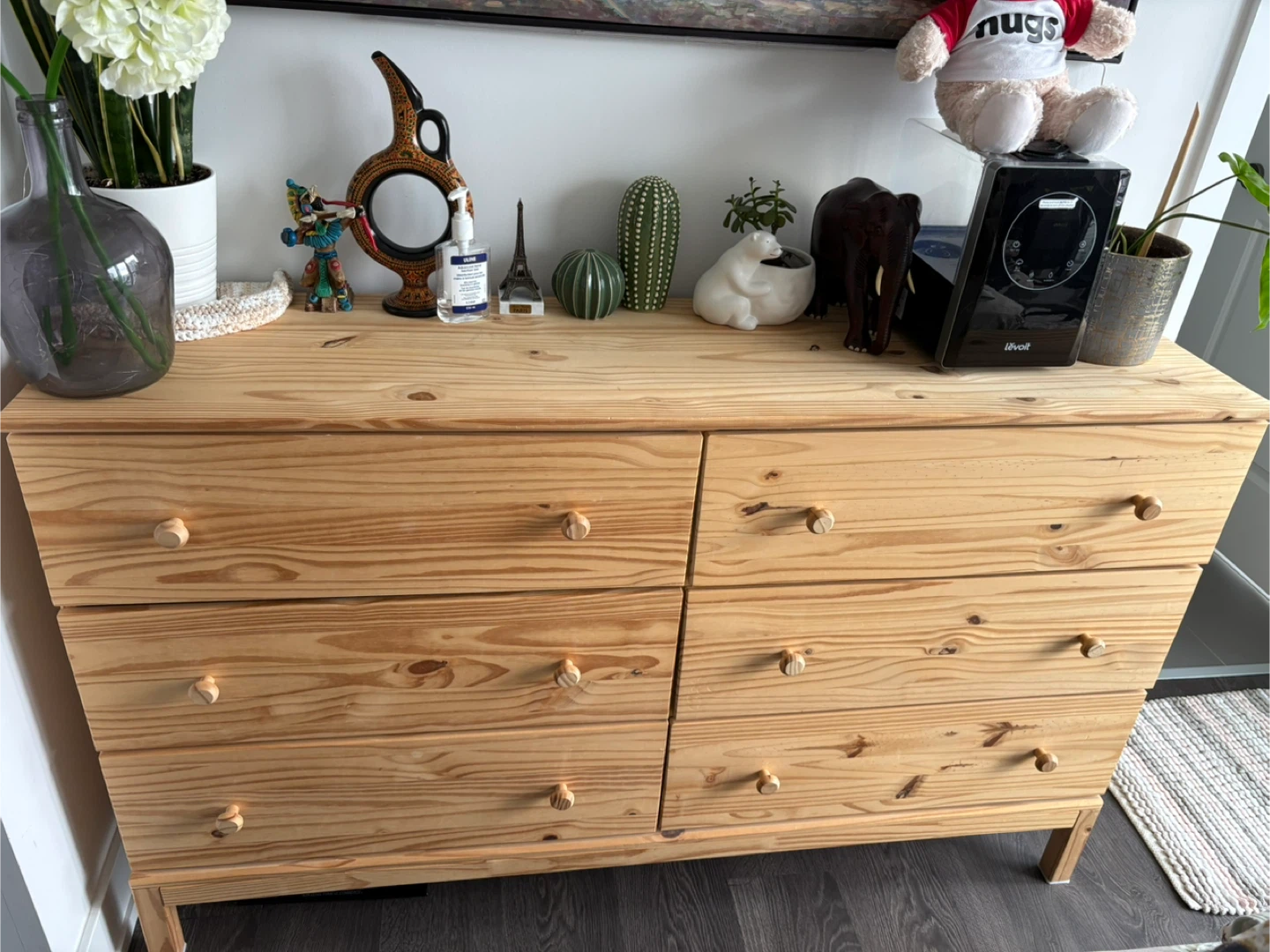 Pine Dresser with 6 Drawers