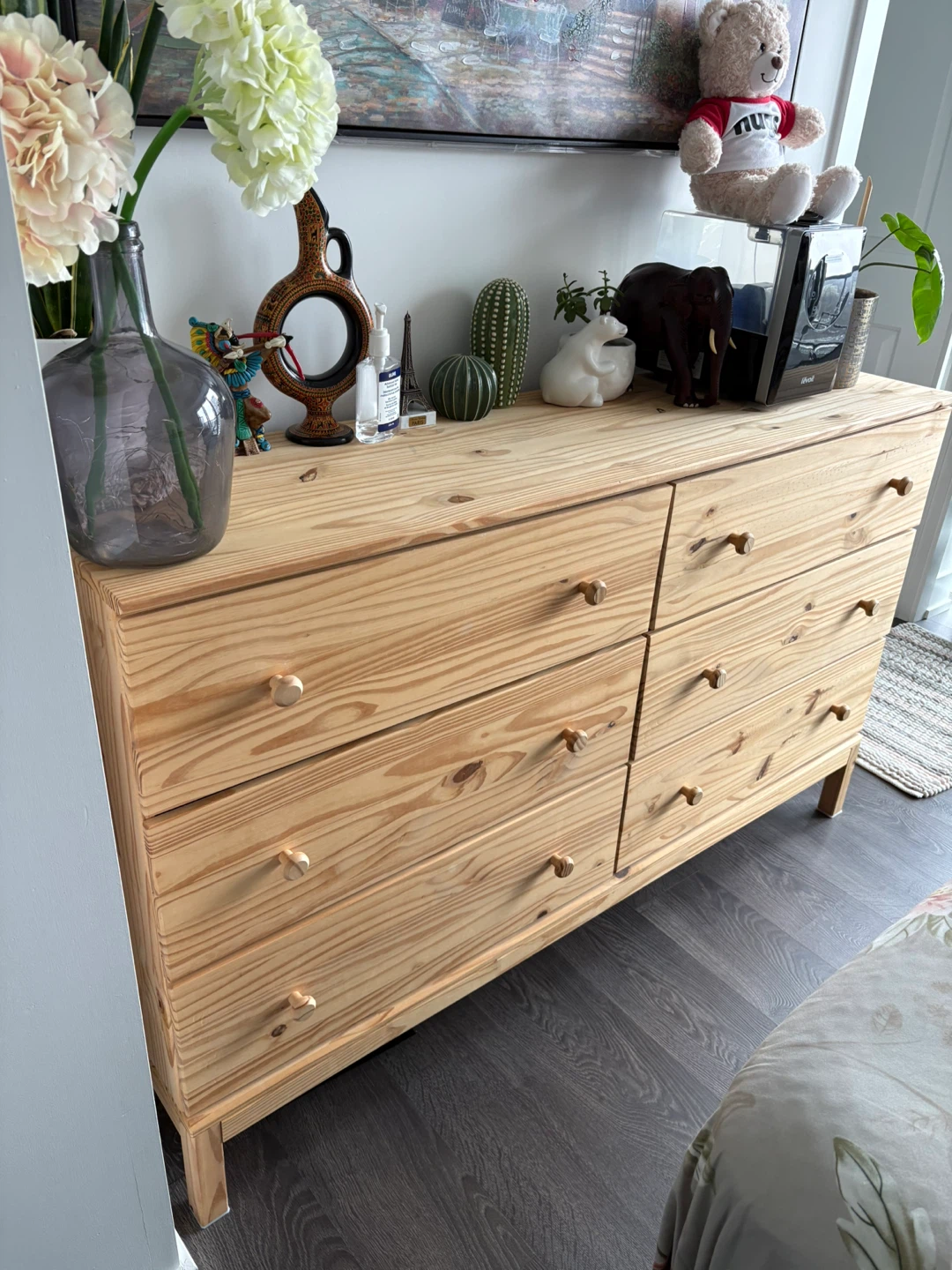 Pine Dresser with 6 Drawers - photo 3