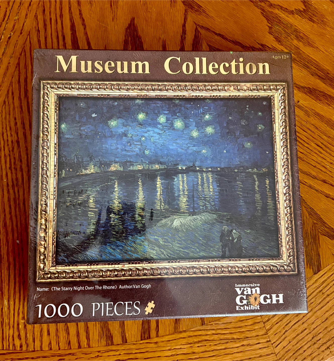 1000 Piece Puzzle of 'Starry Night' by Vincent Van Gogh
