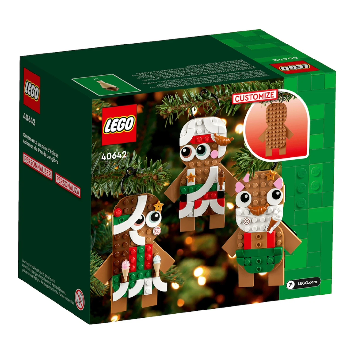 Lego Gingerbread Ornaments 40642 Christmas Tree Holidays