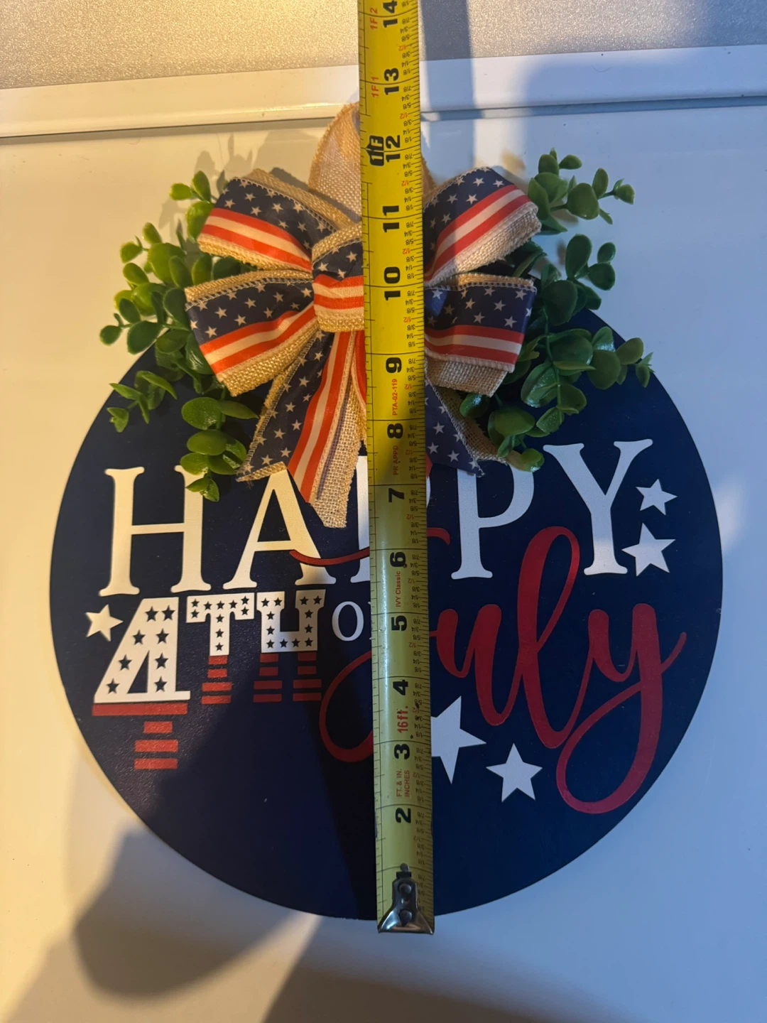 Happy 4th of July Round Door Hanger - photo 3