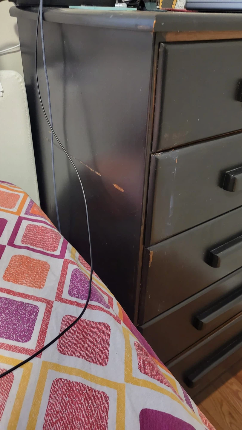 Black 5-Drawer Dresser - photo 2