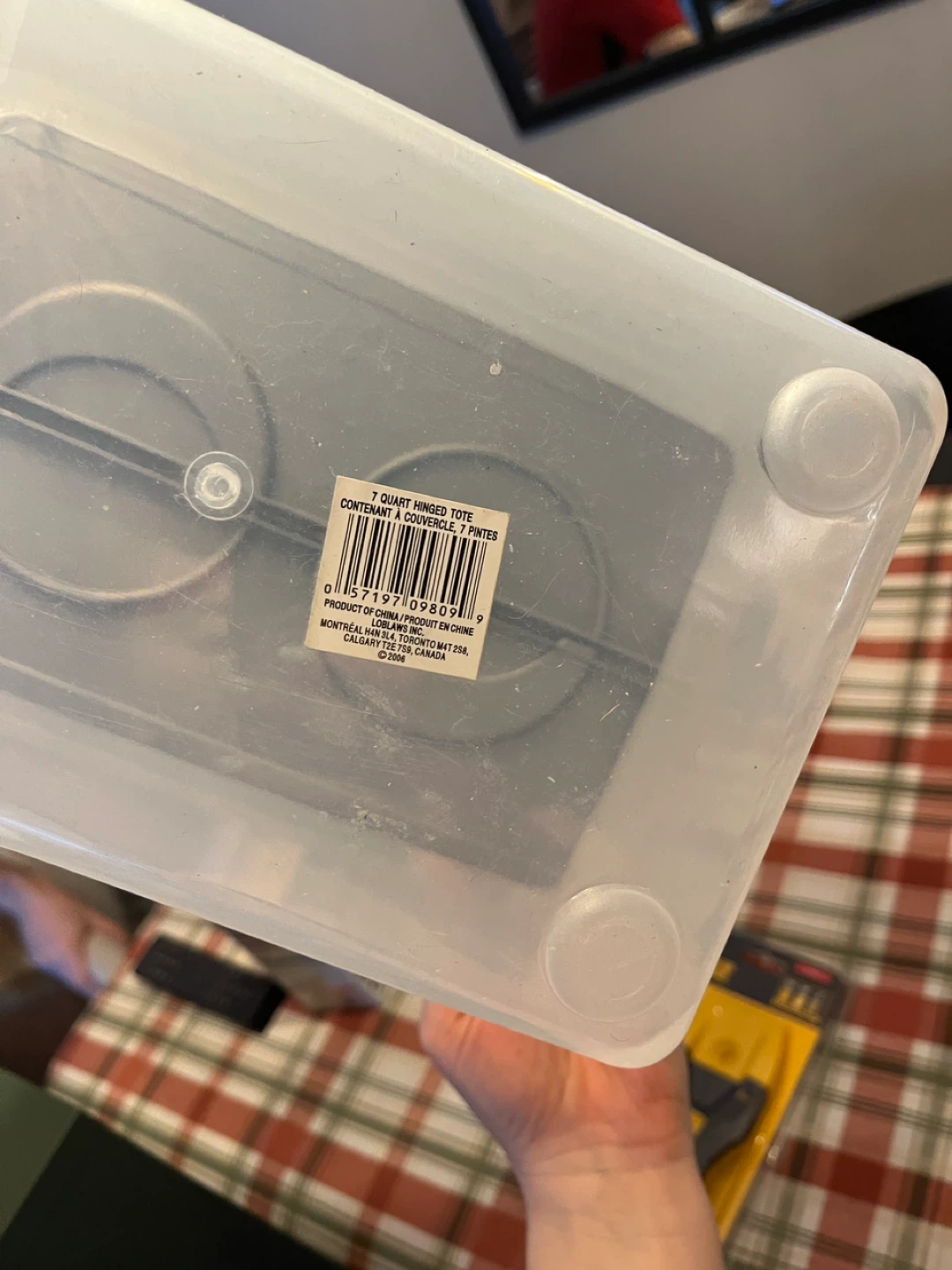 7 Quart Hinged Plastic Container - photo 4