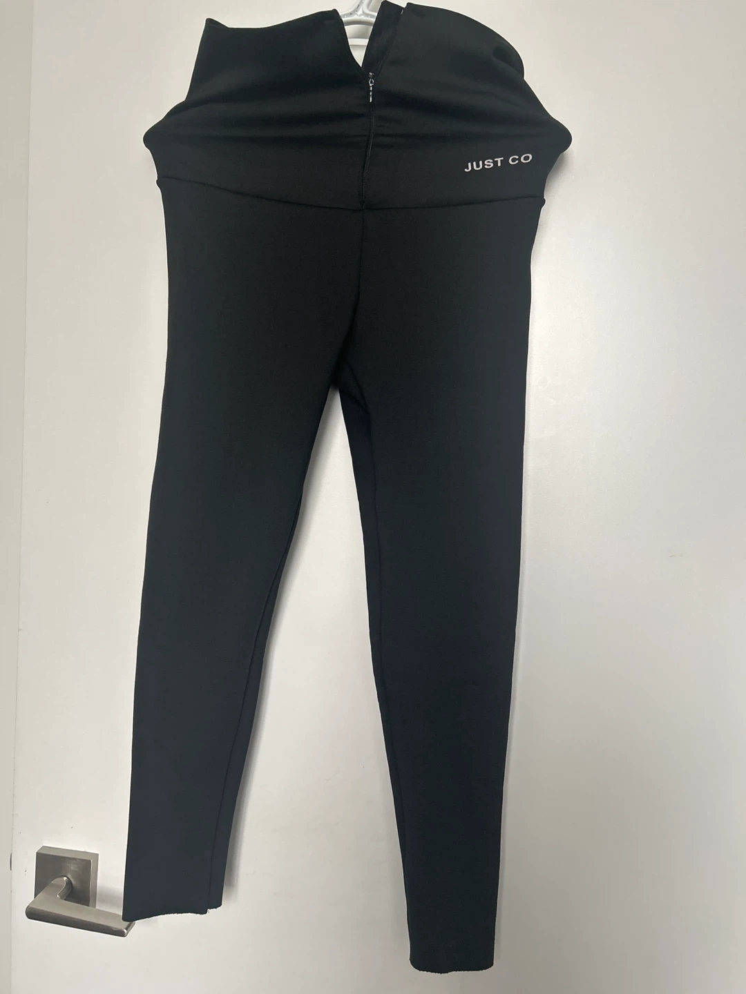 JUST CO Black Fleece Lined Leggings