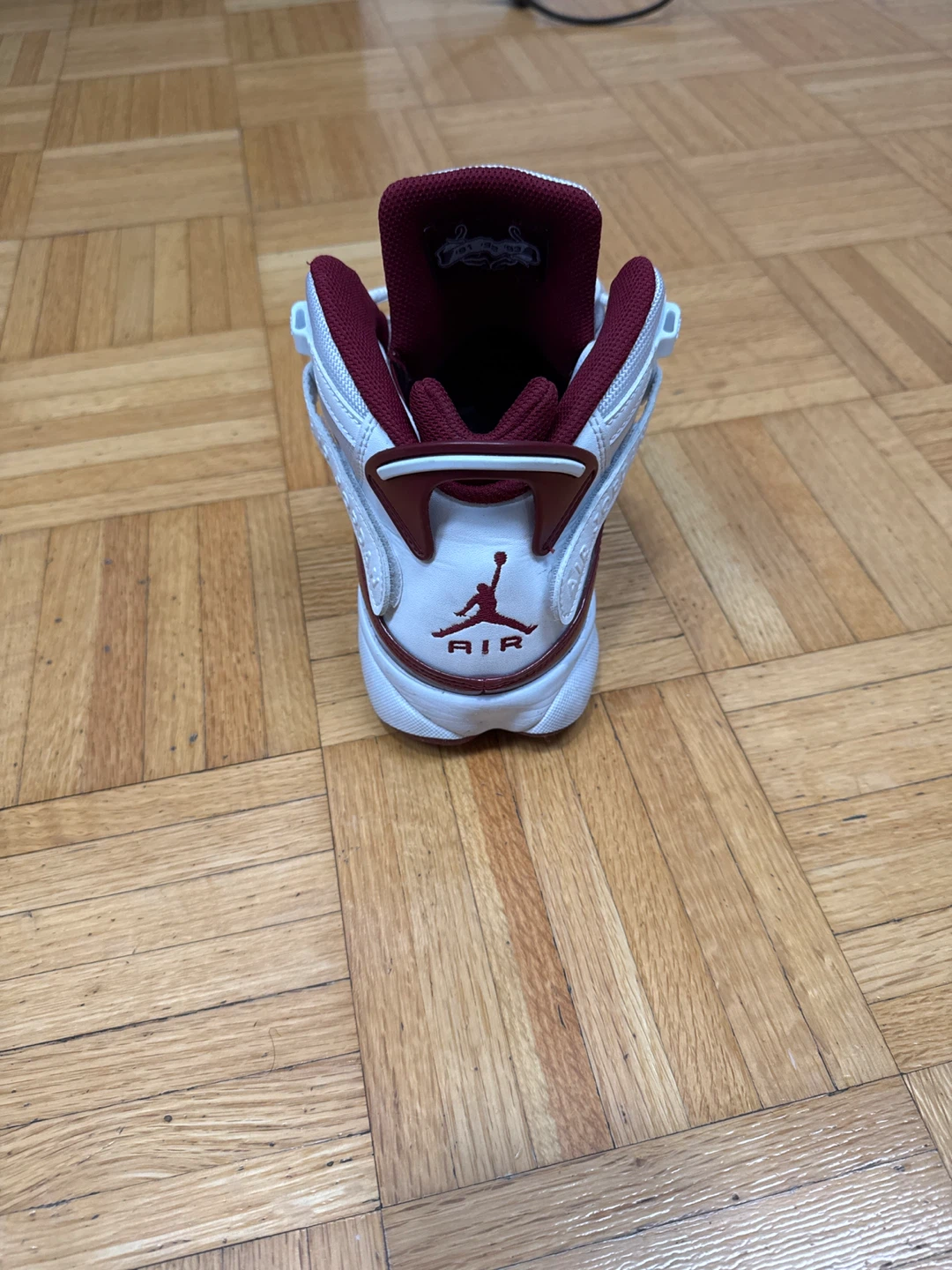 Jordan 6 Rings White Burgundy “Team Red” - photo 4