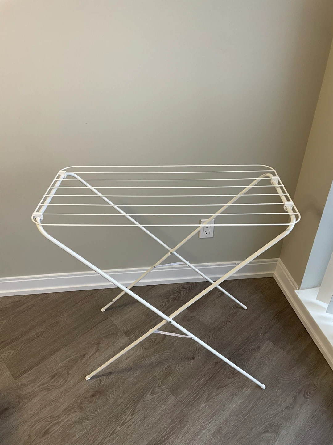 White Folding Drying Rack