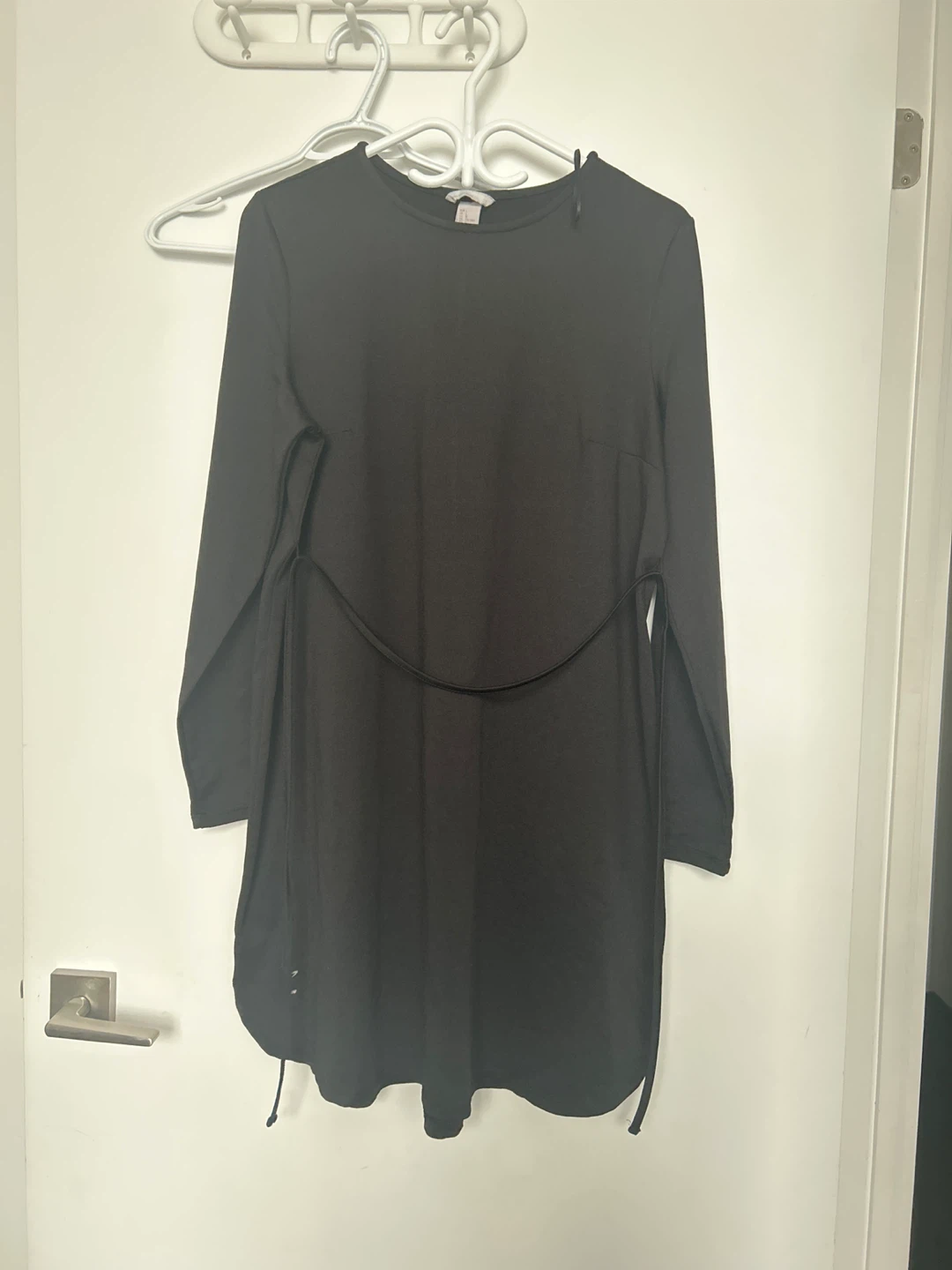 H&M Maternité Black Long Sleeve Dress - Size L