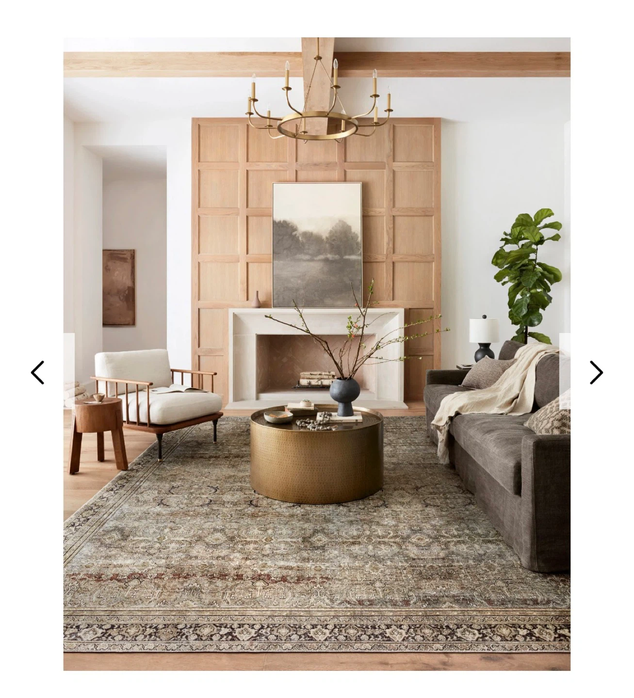 9’x12’ Layla Rug in Olive/Charcoal