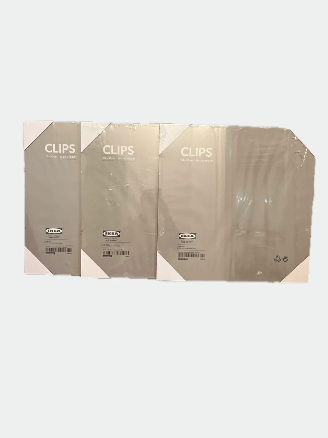 IKEA CLIPS Picture Frames (3-Pack) - 50x50cm