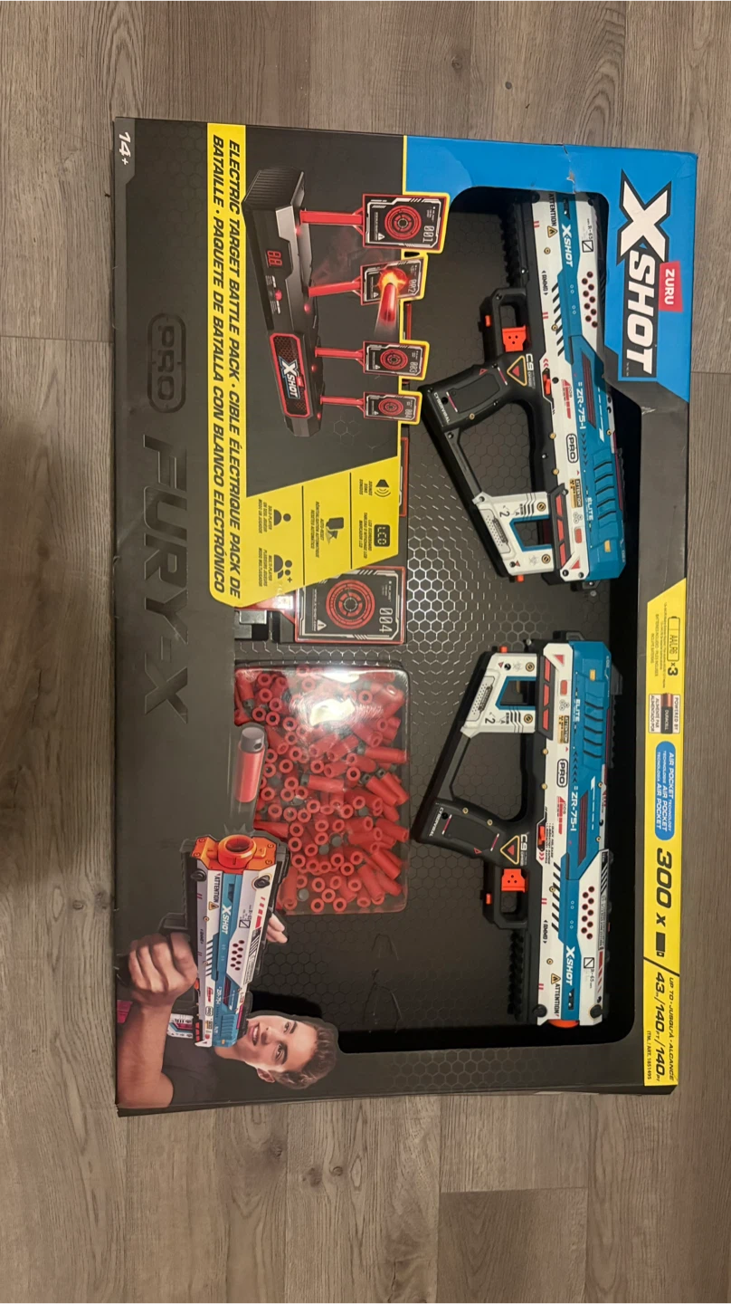 X-SHOT ZURU Fury-X Pro Electronic Target Battle Pack
