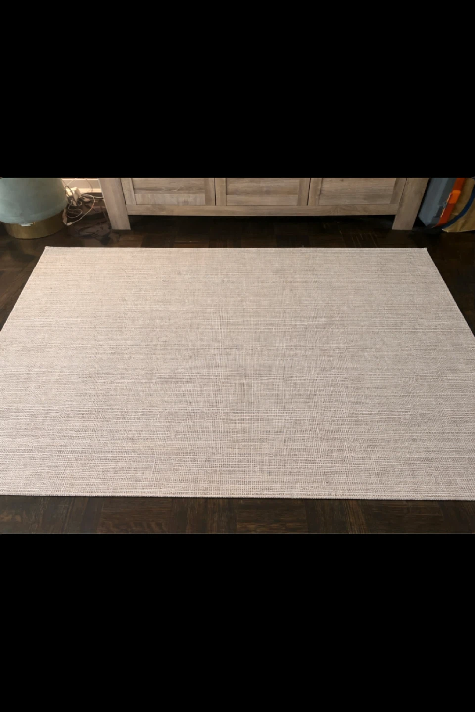 Light Beige Area Rug 120x180cm