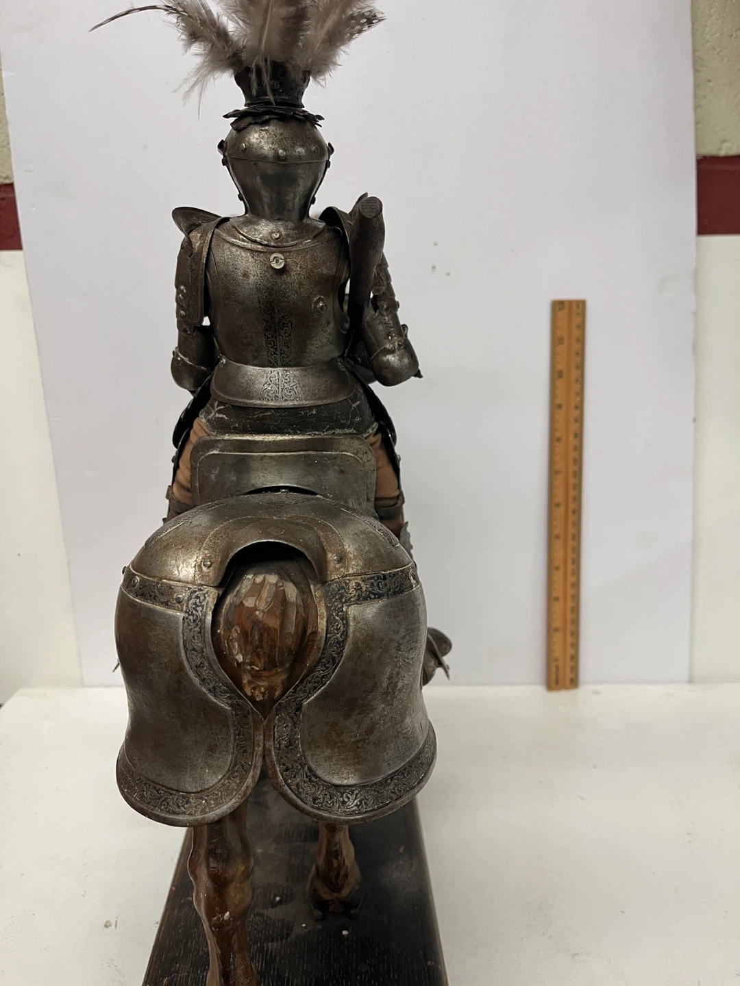 19 century Knight on Horse Armor Figure - photo 5