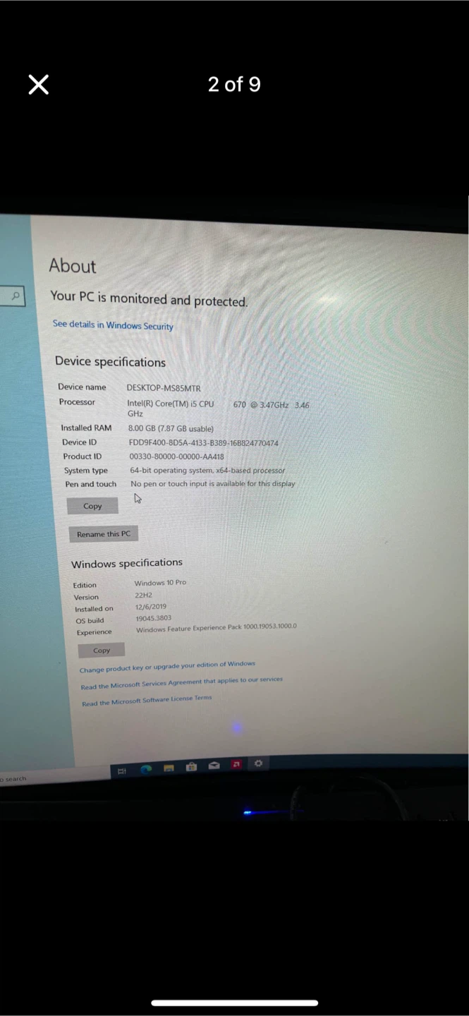 Dell Optiplex PC with GPU i5/8gb/500gb Radeon 8570 WiFi - photo 2
