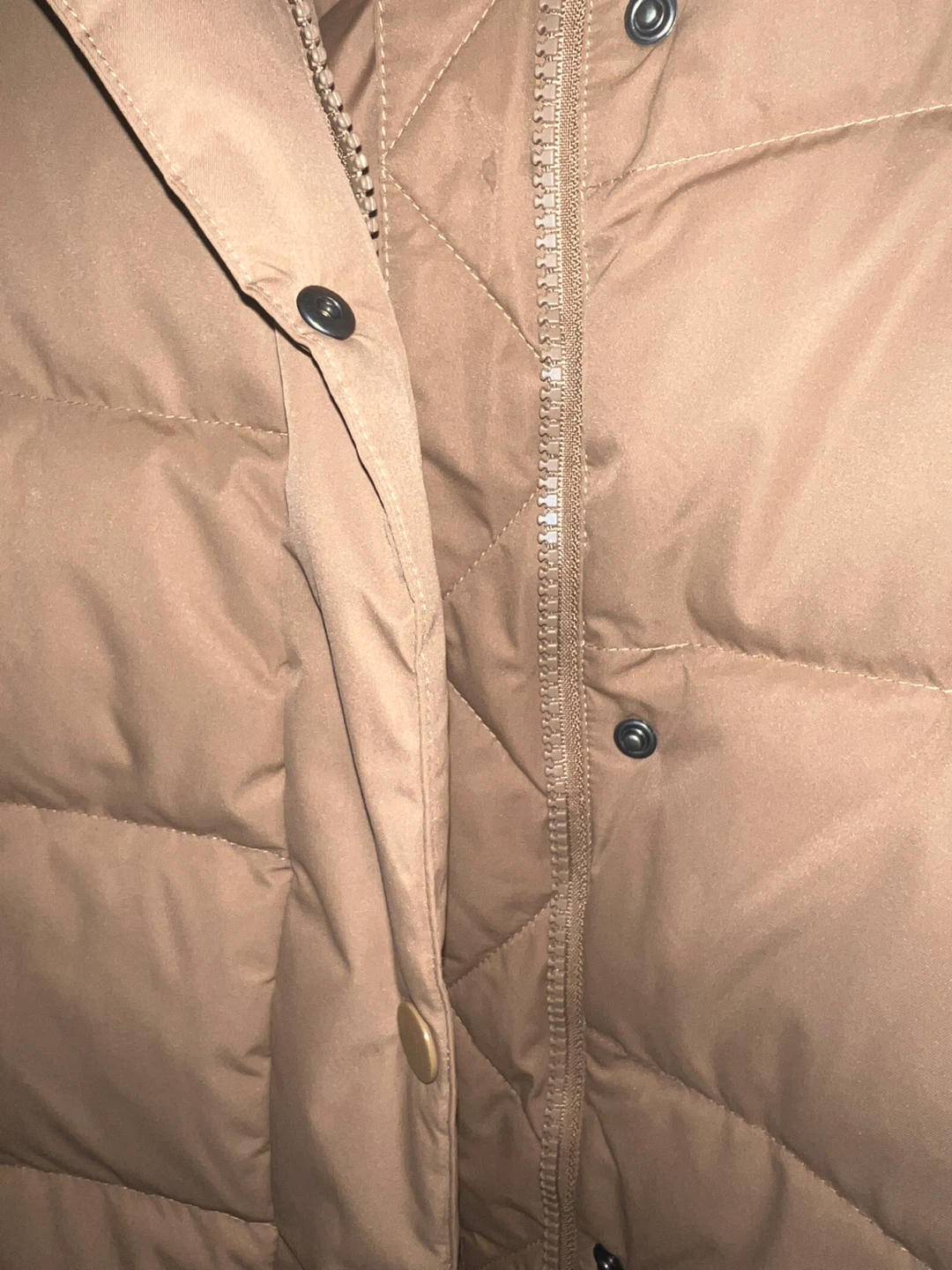 Brown Puffer Jacket M size - photo 2