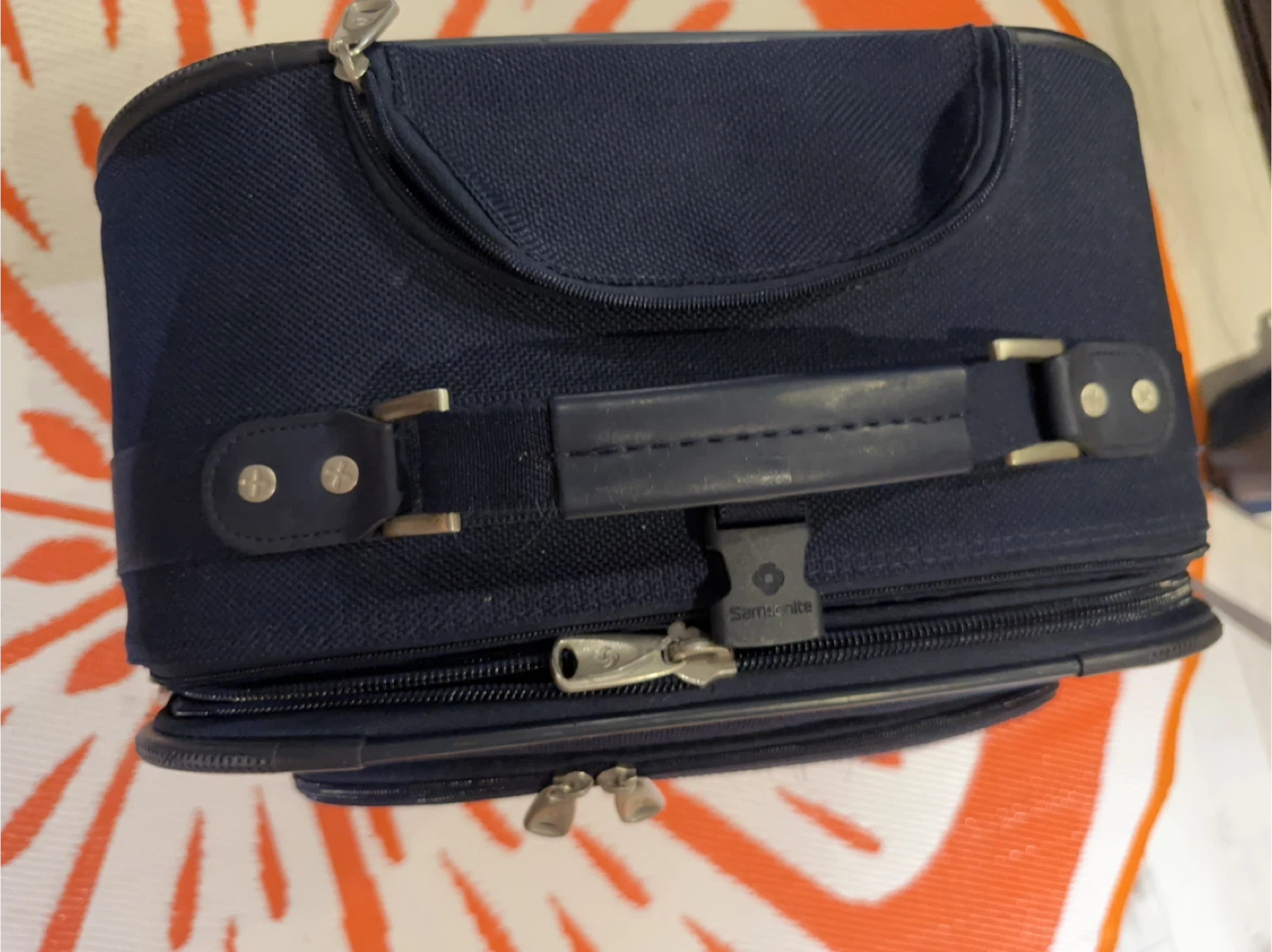 Samsonite Navy Blue Rolling Suitcase - photo 4